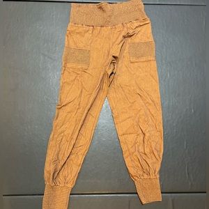 Una pluma Jacquard Joggers organic cotton high rise soft pant